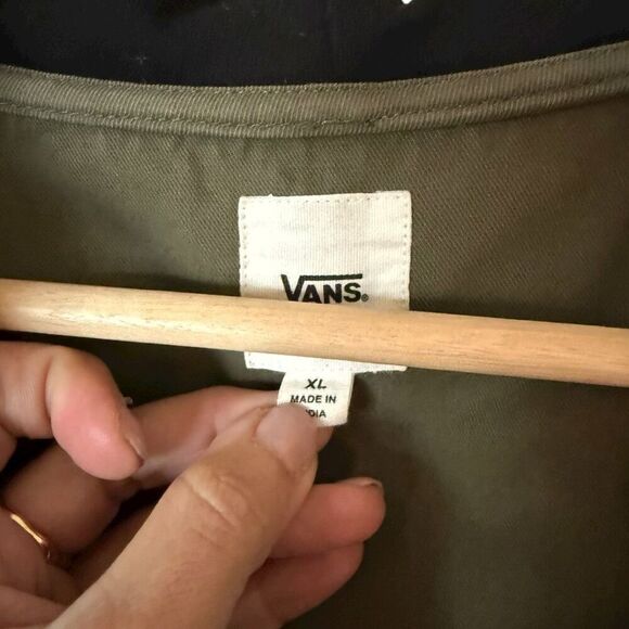 Vans Hooded Canvas Utility Jacket Bomber XL - Picture 4 of 11